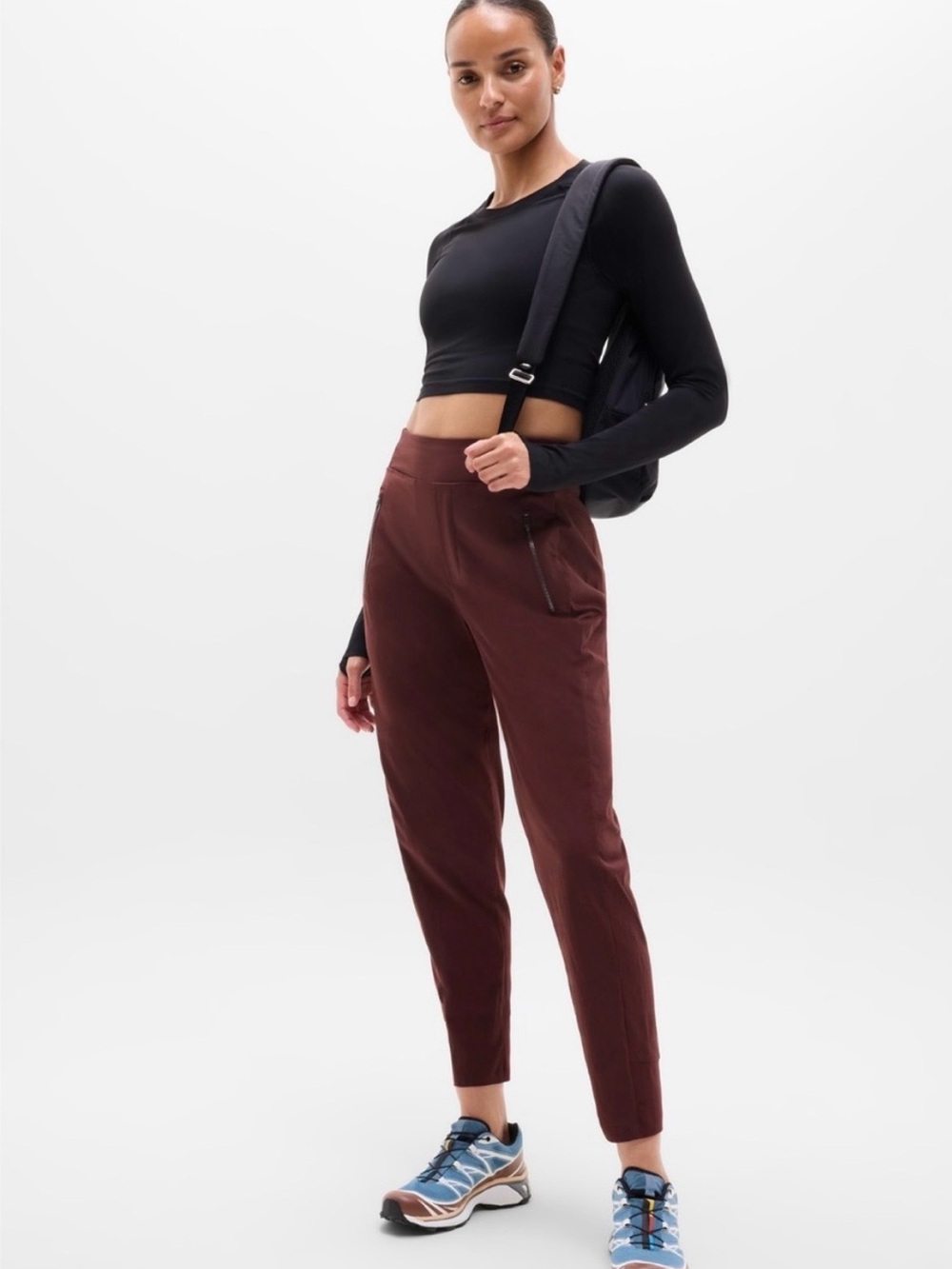 NWT-Athleta Garnet Trekkie North Jogger, Size 6 Tall